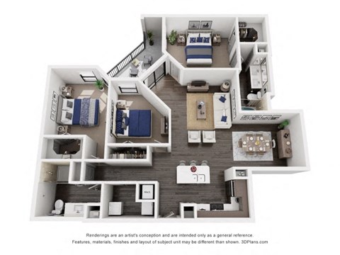 a bedroom floor plan is shown in this image